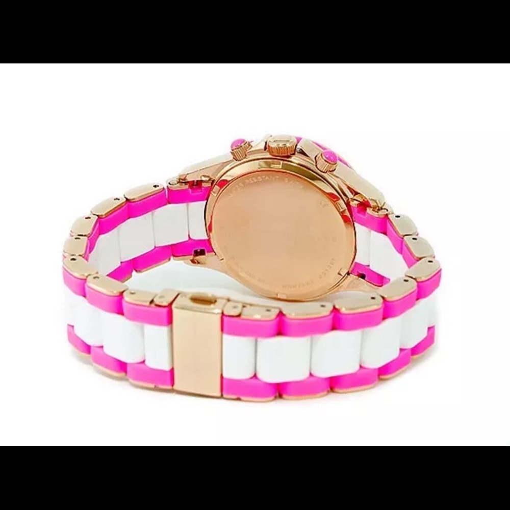 Marc by Marc Jacobs watch NEW pink and gold watch with extra links NWOB - Picture 3 of 8
